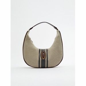 Zara Canvas Shoulder Bag